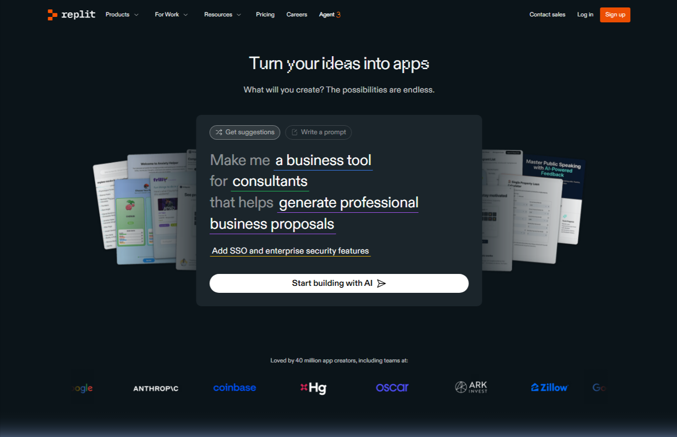 Replit Build Apps & Web